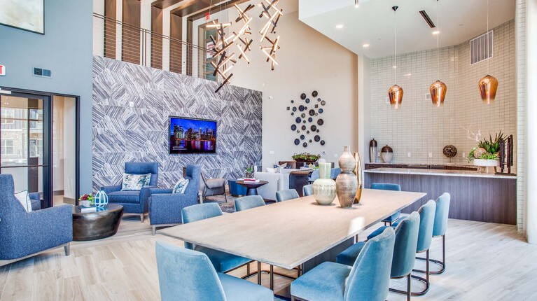 Resident lounge spaces 