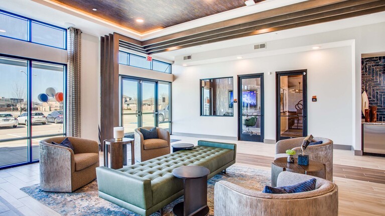 Resident lounge with conference room