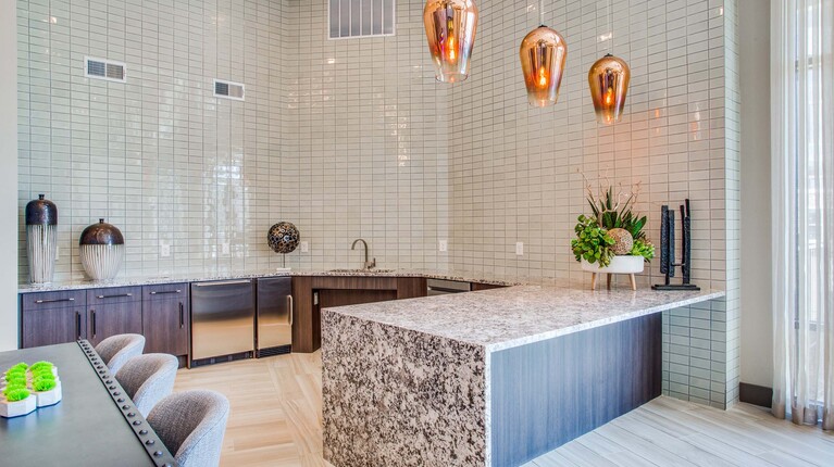Resident demonstration kitchen
