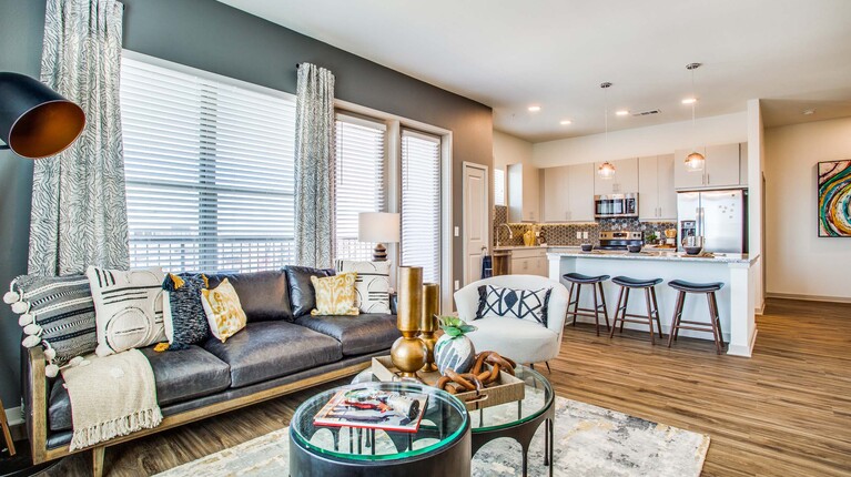 Spacious open concept floor plan