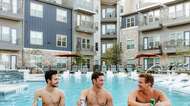 Resort-inspired pool