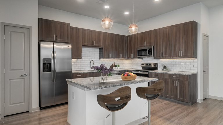 Modern kitchen with island