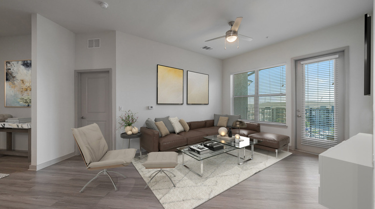 Open living room