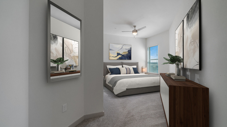 Bedroom walkway